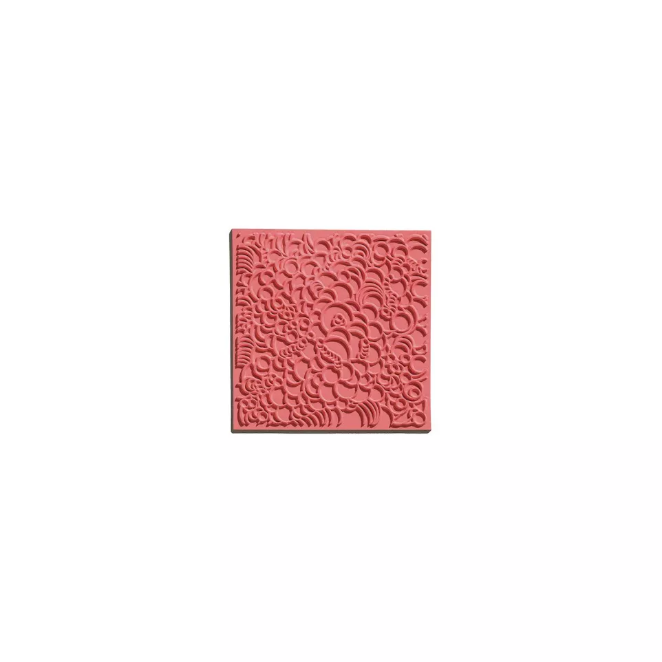 Cernit plaque de texture Bubbles/ Pce