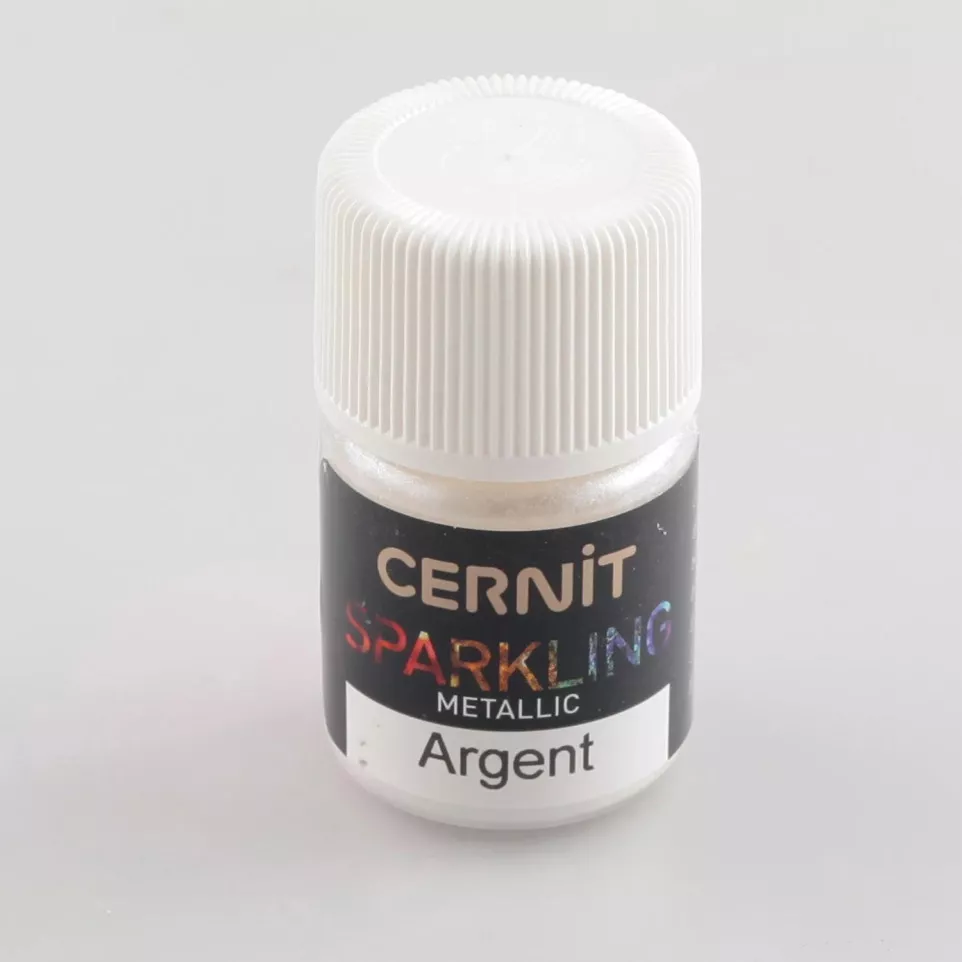 Cernit Sparkling 5 g Argent METALLIC/...