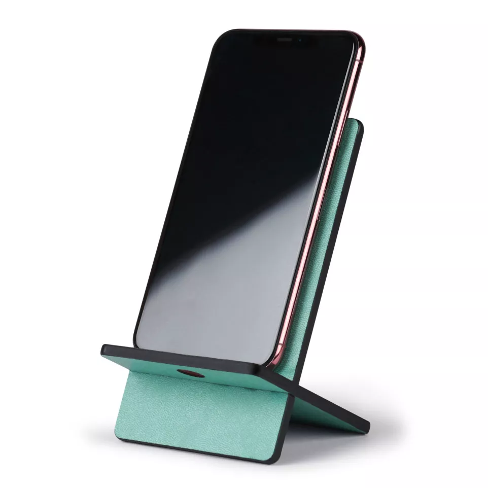 Rhodiarama telefoonhouder aquablauw-/...