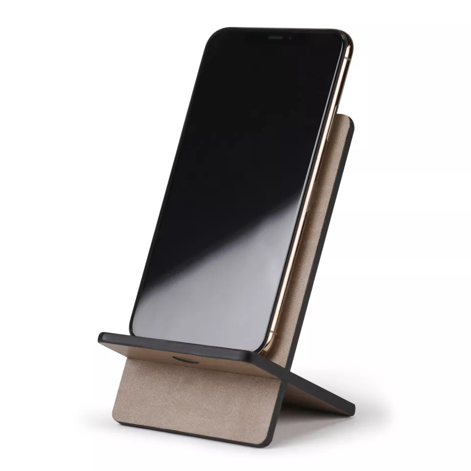 Rhodiarama telefoonhouder taupe-/ St.