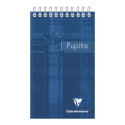 Bloc Pupitre reliure intégrale en-tête 10,5x17cm 160 pages détachables petits carreaux/ Pce