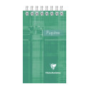 Bloc Pupitre reliure intégrale en-tête 7,5x12,7cm 120 pages détachables ligné/ Pce