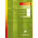 Clairefontaine Unpunched Double Sheets White, A4 Lined Ruling/ Pc.