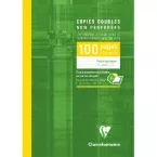 Clairefontaine Unpunched Double Sheets White, A4 5x5 Ruled/ Pc.