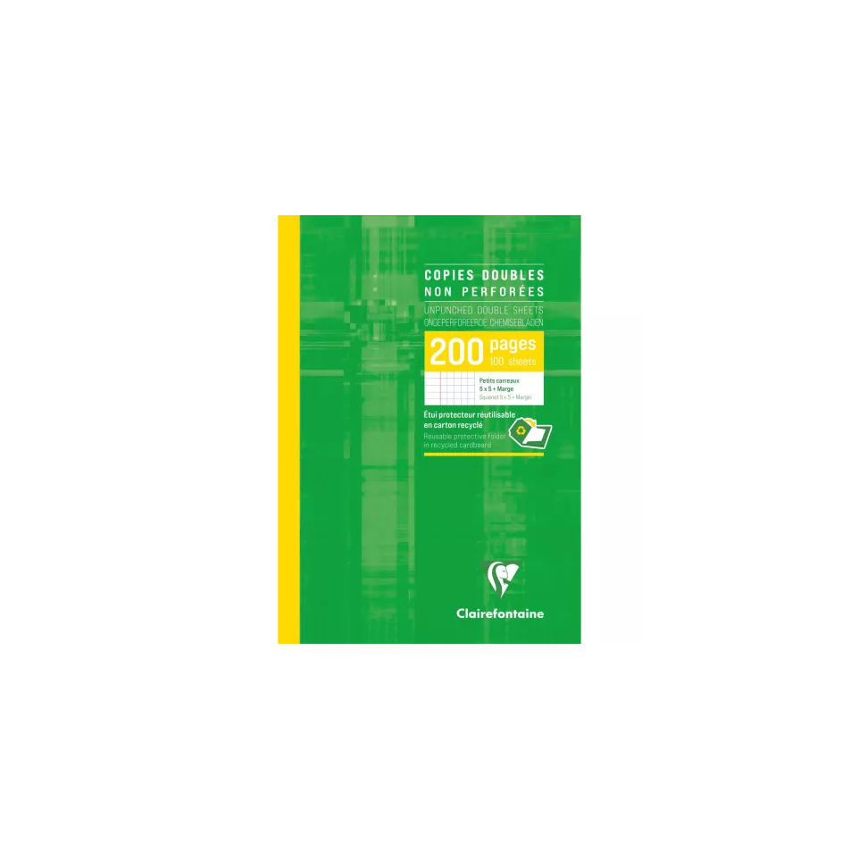 Dubbel bl /etui A4 100bl Q5x5+M-/ St.