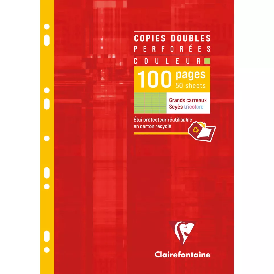 Clairefontaine Punched Double Sheets,...