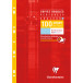 Copies doubles de couleur sous étui A4 100 pages perforées grands carreaux/ Pce