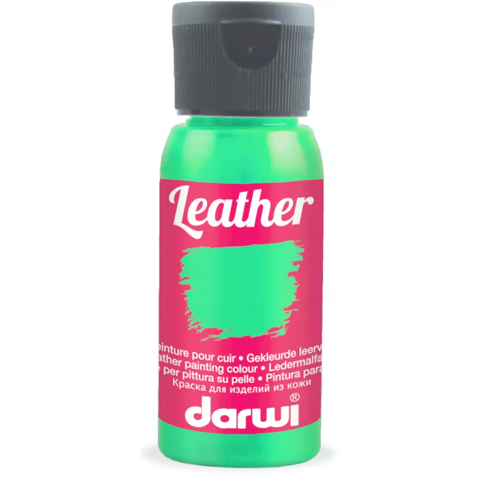 DARWI LEATHER 50ml donkergroen-/ St.