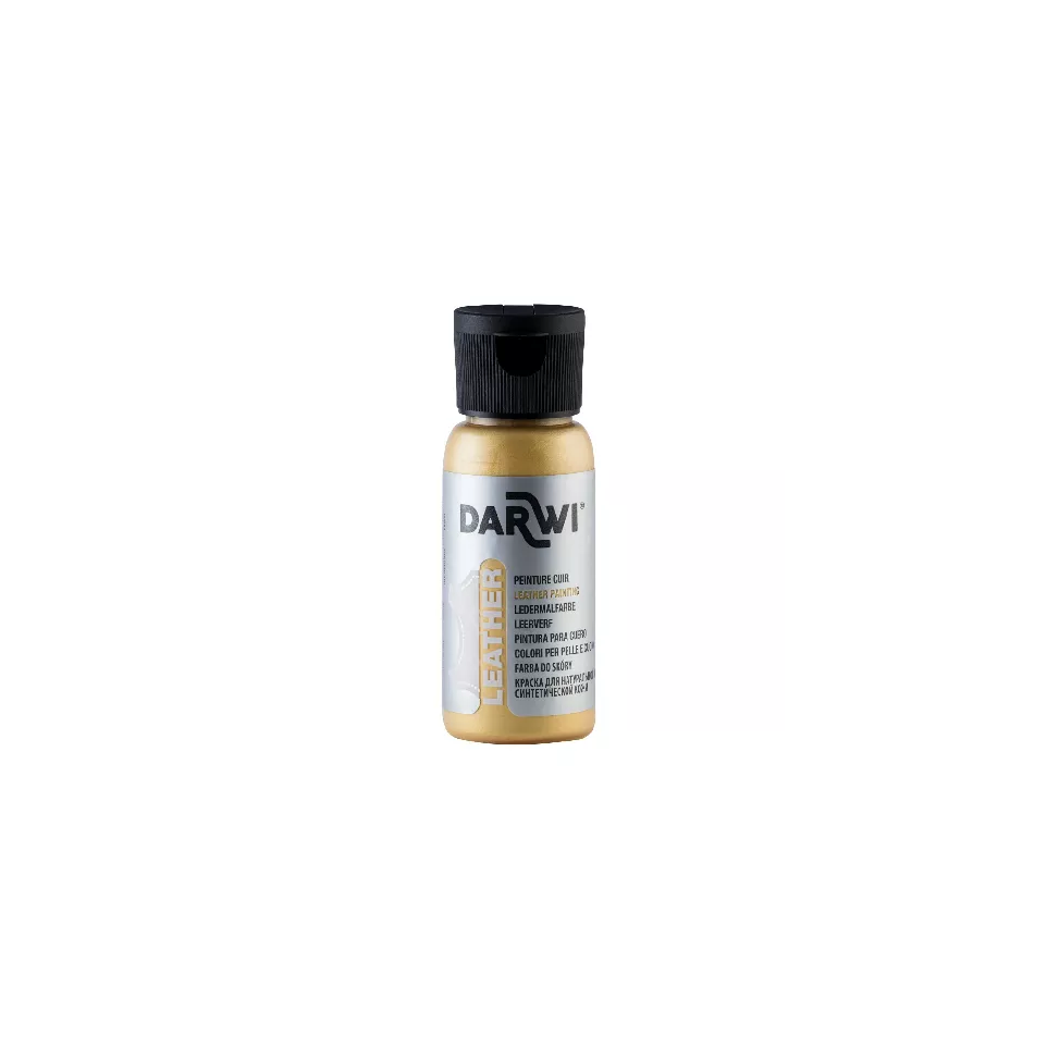 DARWI LEATHER 50ml goud-/ St.