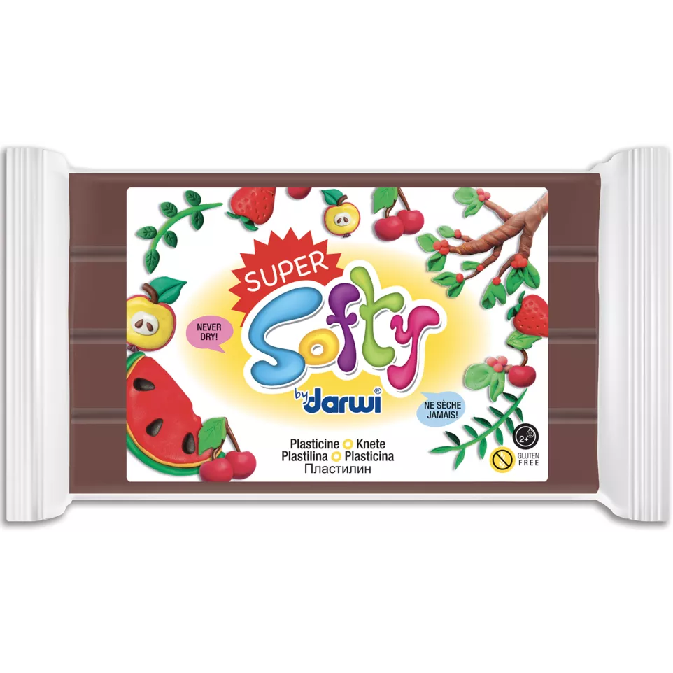 DARWI SUPER-SOFTY 350g bruin-/ St.