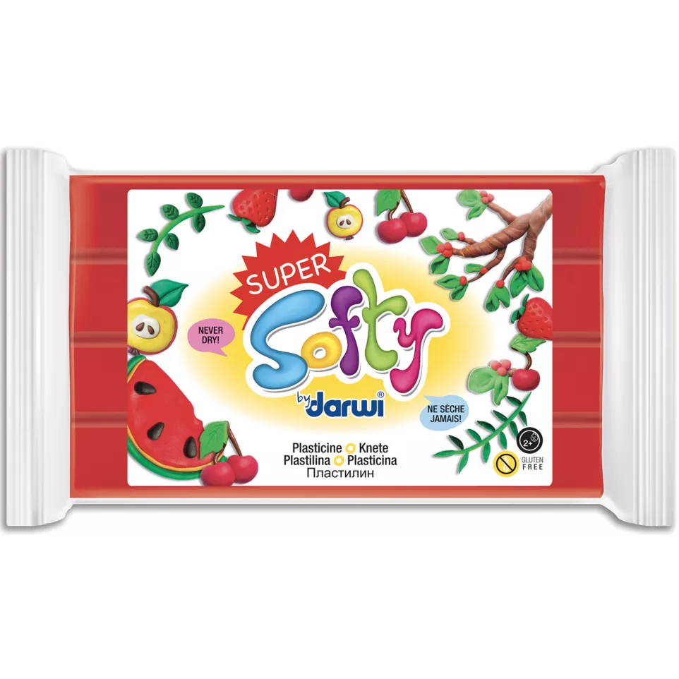 DARWI SUPER-SOFTY 350g rood-/ St.