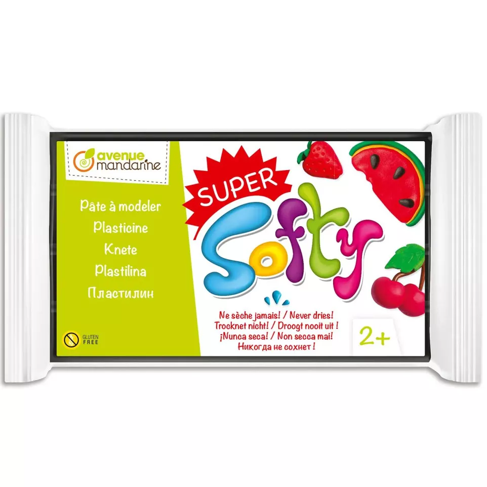 DARWI SUPER-SOFTY 350g zwart-/ St.