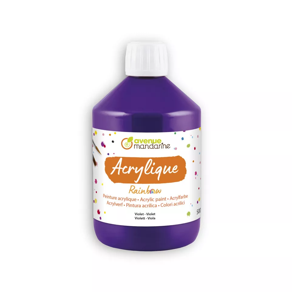 DARWI ACRYL MAT 500ml violet-/ St.