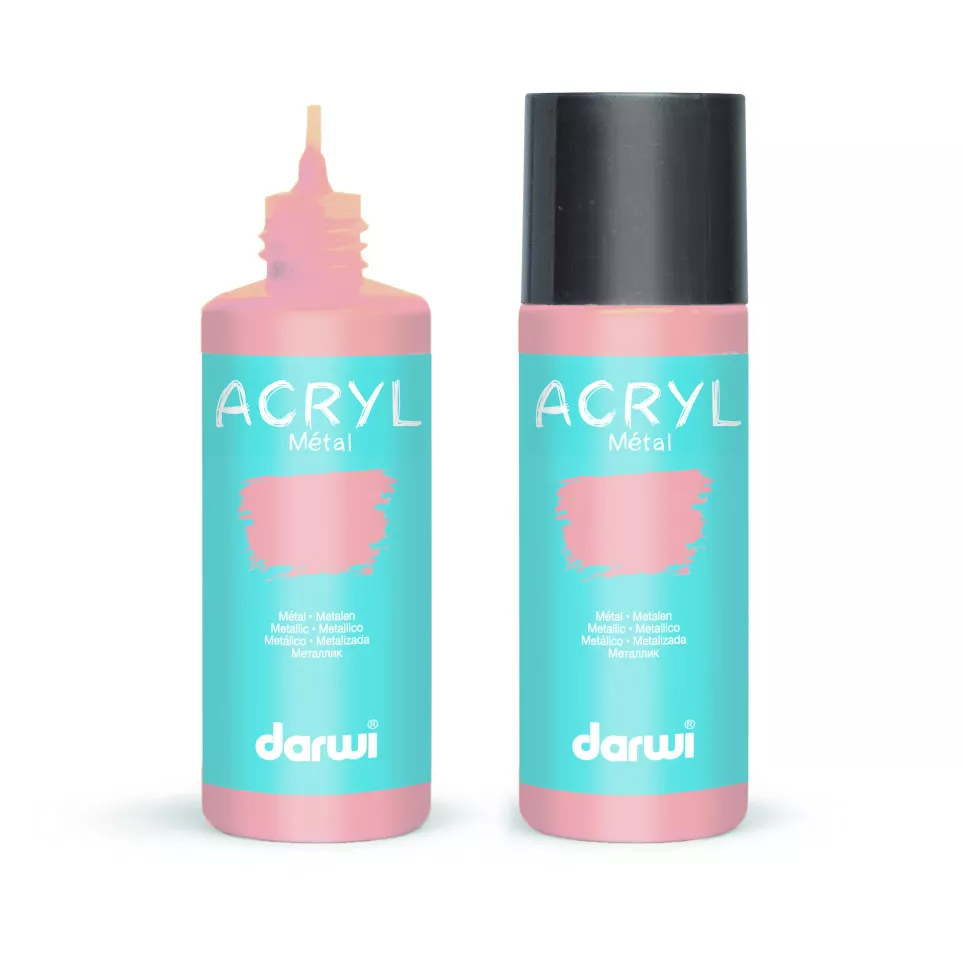 DARWI ACRYLIC METAL 80 ML CUIVRE-/ Pce