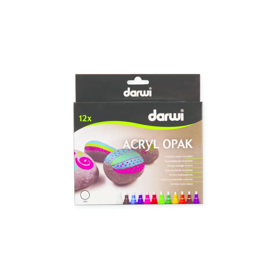 DARWI 12 Marqueurs Peinture Acrylique...