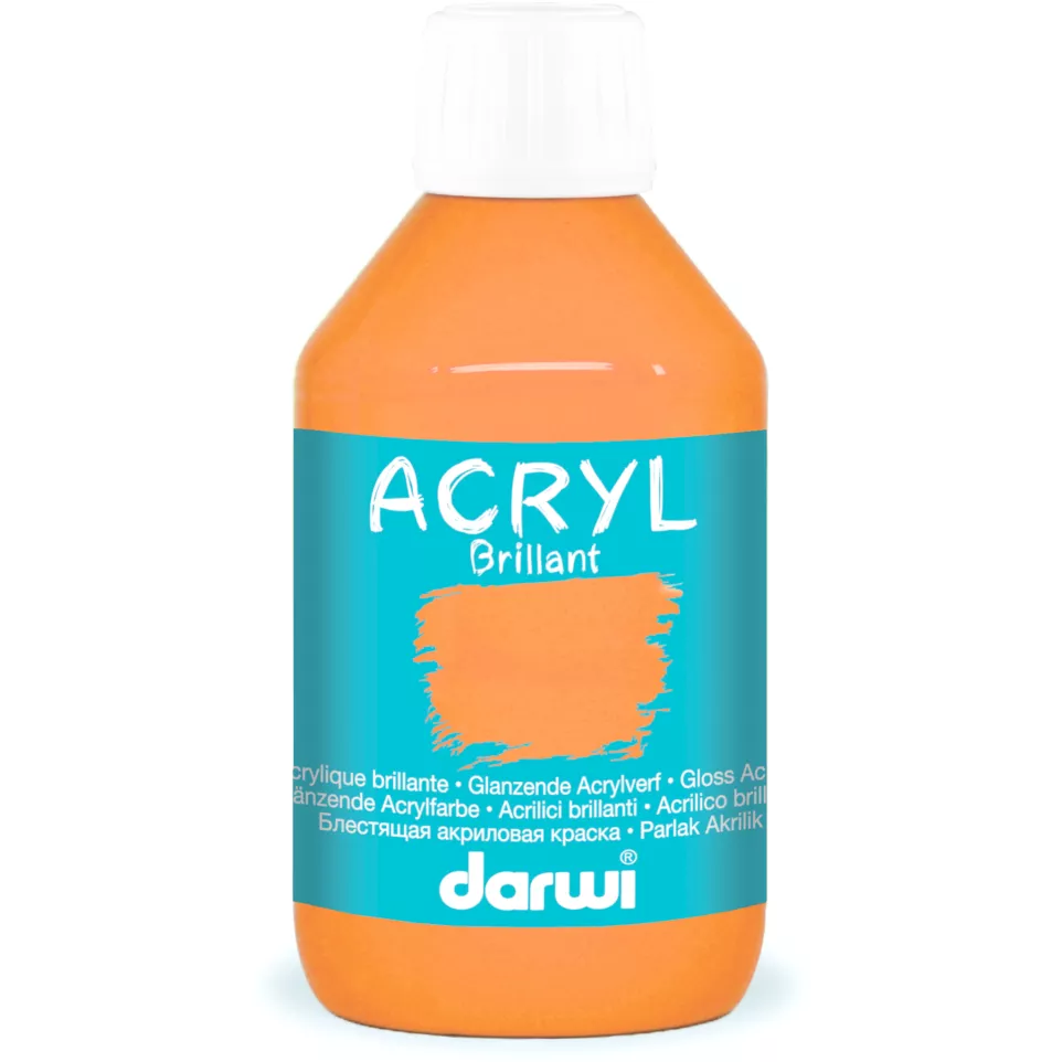 ACRYL GLOSSY 250 ML ORANGE-/ Pc.
