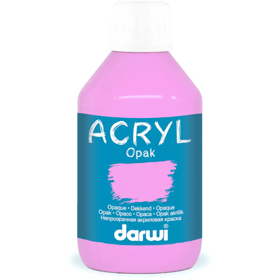 ACRYLIC OPAK 250 ML PINK-/ Pc.