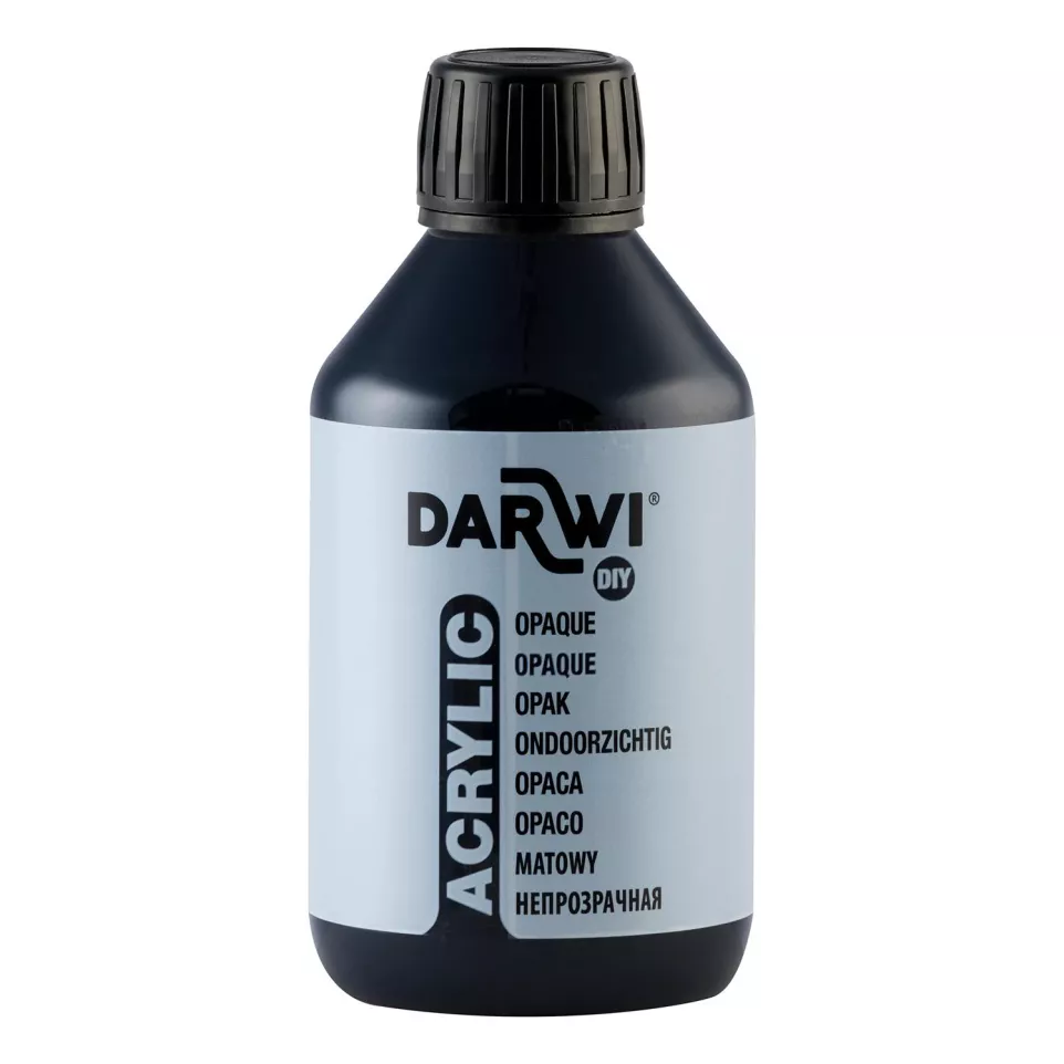 ACRYLIC OPAK 250 ML BLACK-/ Pc.