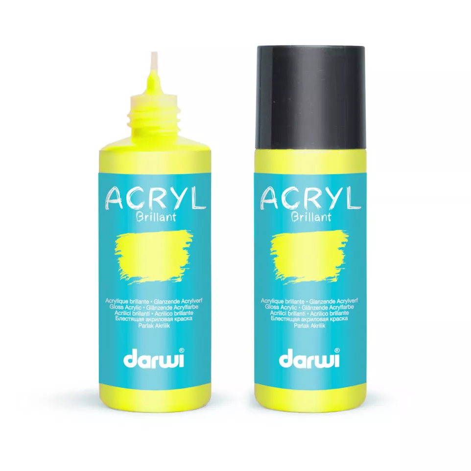 DARWI ACRYLIC BRILLA-NT 80ML JAUNE...