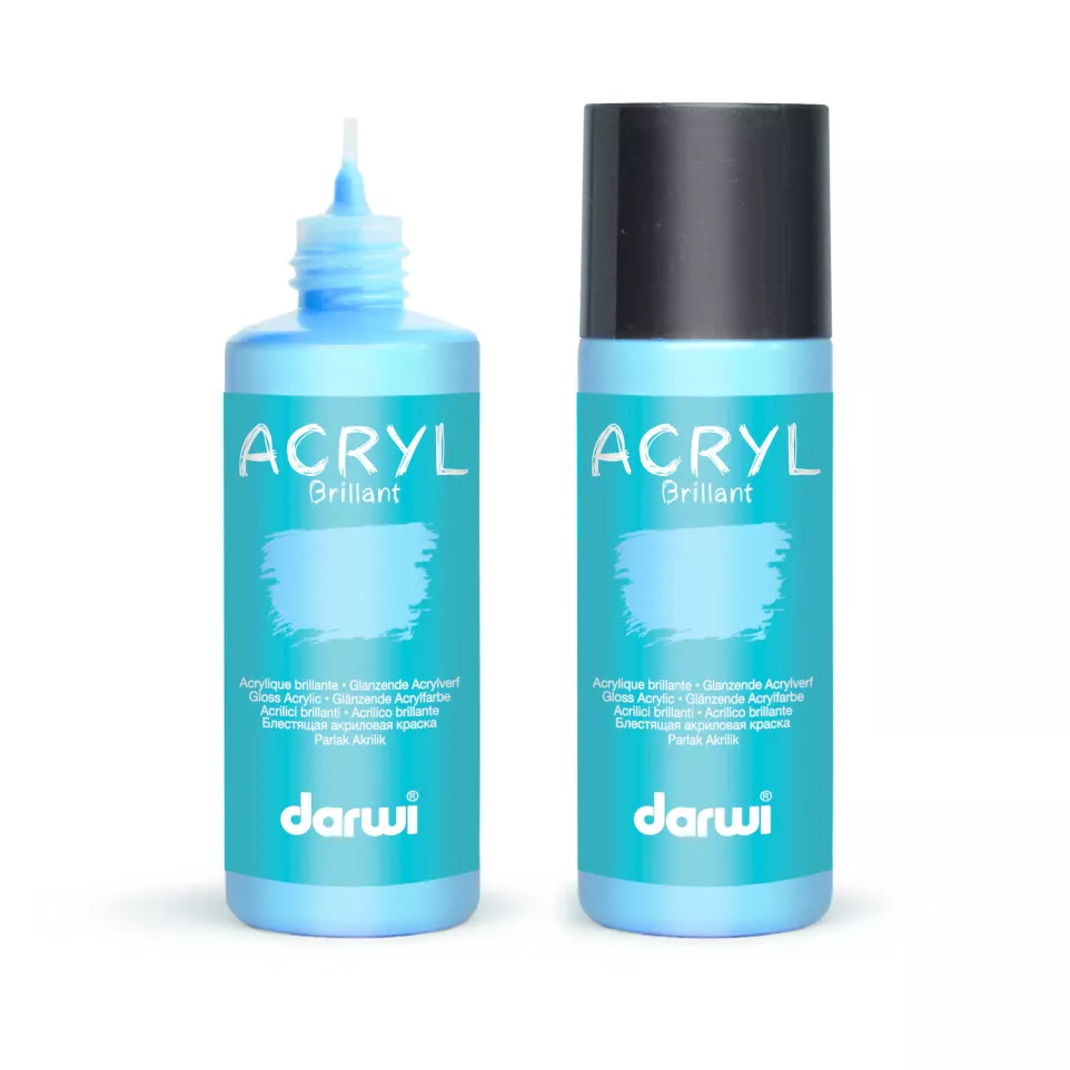 DARWI ACRYL GLOSSY 80ml blauw-/ St.