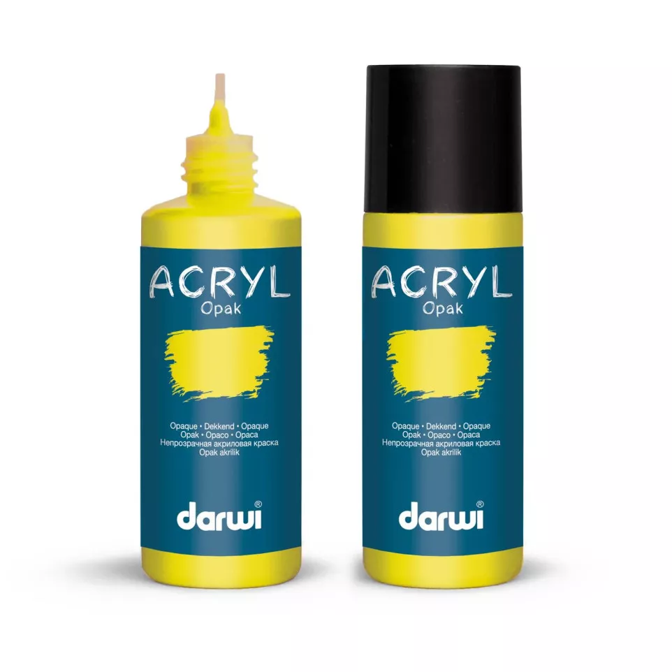 DARWI ACRYL OPAK 80ml zonnegeel-/ St.