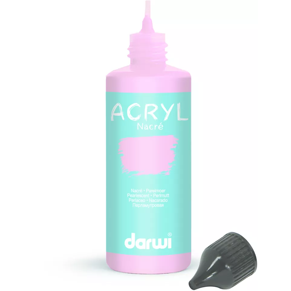 ACRYL PEARLESCENT 80 ML PINK-/ Pc.