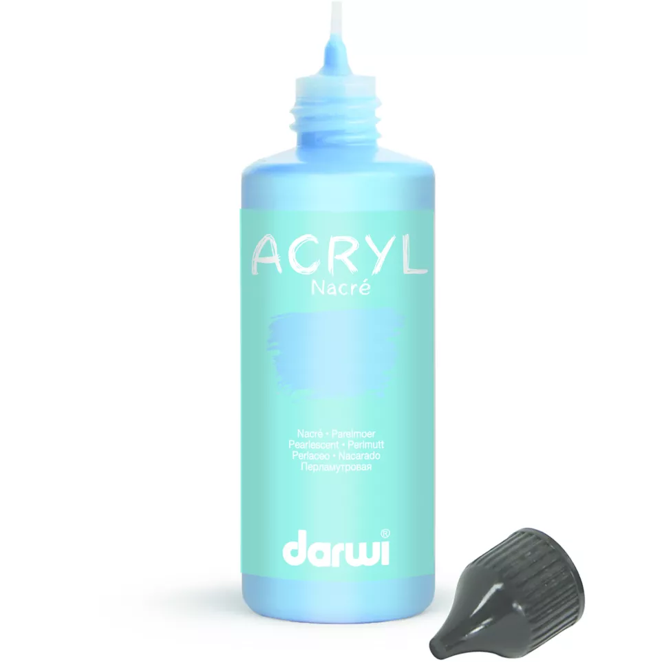 ACRYL PEARLESCENT 80 ML BLUE-/ Pc.