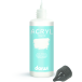 ACRYLIC 80ML WHITE PEARLESCENT- ML PEARLESCENT (WHI/ Pc.