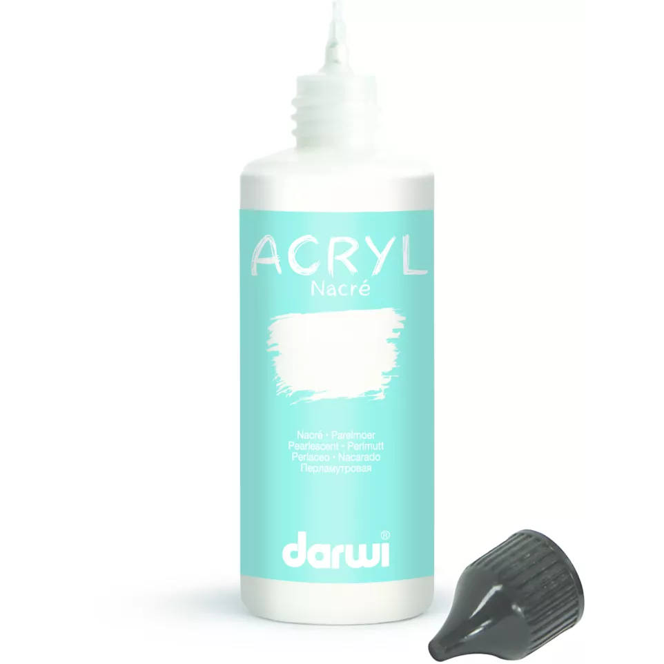 ACRYLIC 80ML WHITE PEARLESCENT- ML...