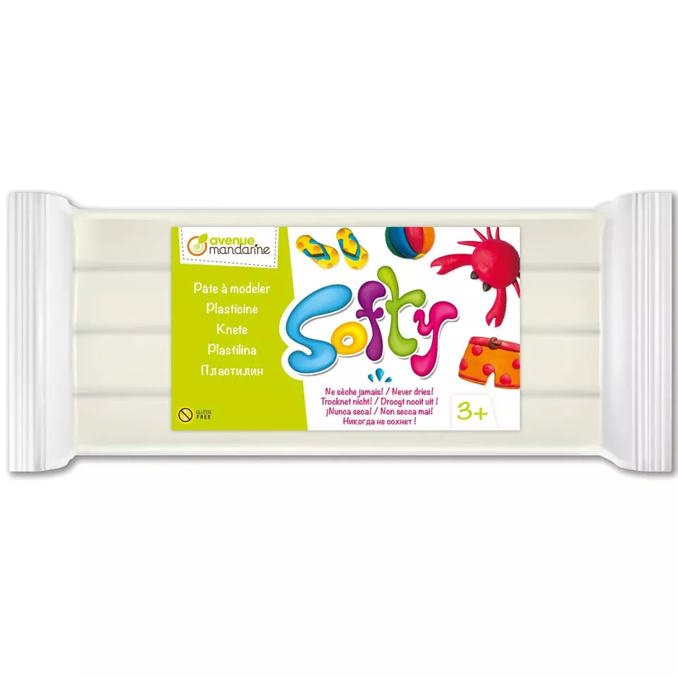 DARWI SOFTY 500g wit-/ St.