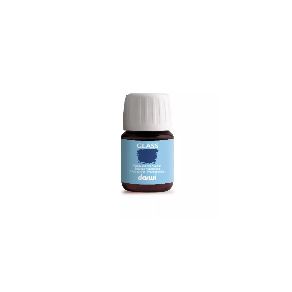 DARWI GLASS 30ml vermiljoen rood-/ St.