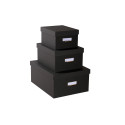 Lot de 3 boîtes de rangement OfficeByMe/ Pce