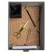 Set 3 nestbare dozen- OfficeByMe zwart/ St.
