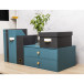 Box 2 laden karton OfficeByMe blauw-/ St.