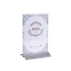Porte-visuel vertical pied aluminium A5/ Pce