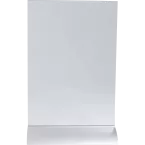 Inclined visual display holder A4 aluminium foot/ Pc.