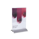 Porte-visuel vertical pied aluminium A4/ Pce