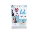Vertical infostaande-r aluminium basis A4/ St.