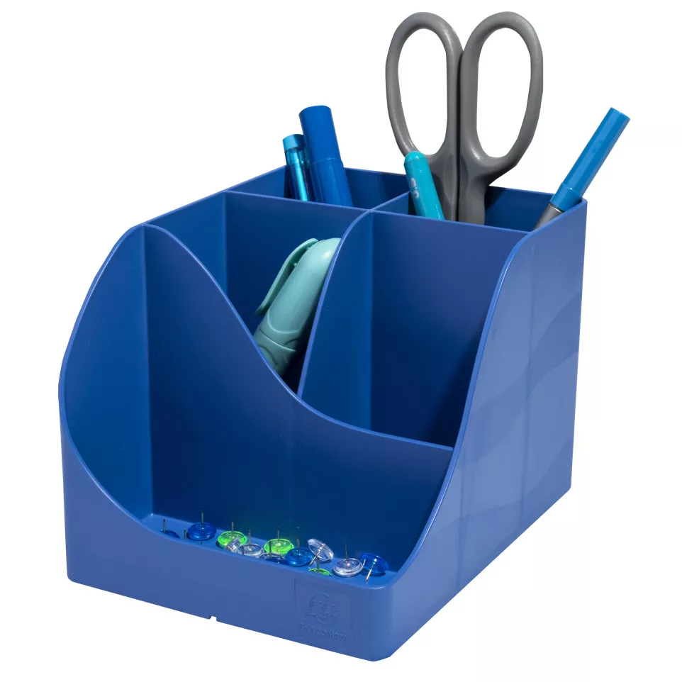 Pen-Wave Bee Blue Pencil Pot/ Pc.