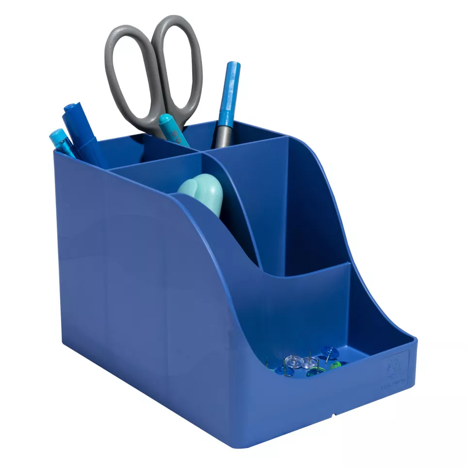 Pen-Wave Bee Blue Pencil Pot/ Pc.