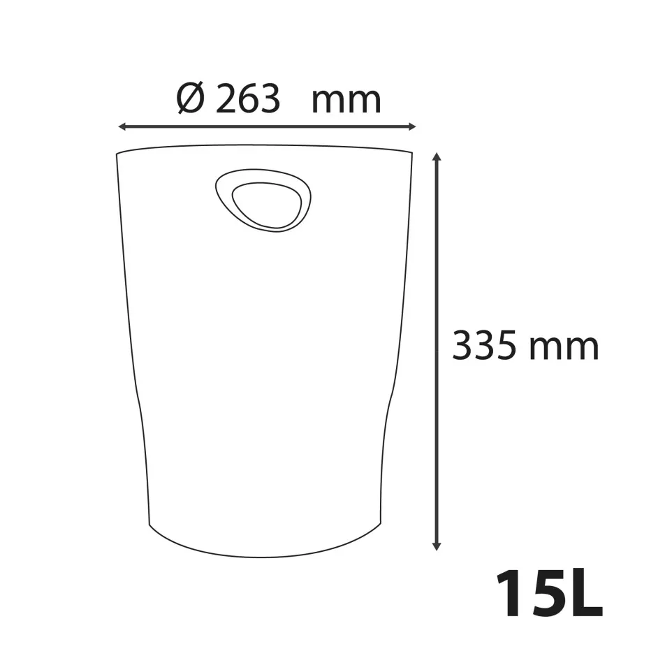 Ecobin Papiermand Neo Deco Goud-/ St.