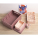 Opvouwbare doos Smar-t CaseMIDI  Oud roze/ St.