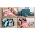 Opvouwbare doos Smar-t CaseMIDI  Oud roze/ St.