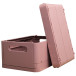 Opvouwbare doos Smar-t CaseMIDI  Oud roze/ St.