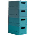 Opvouwbare doos Smar-t CaseMIDI Pac.Blauw/ St.