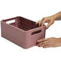Opvouwbare doos Smar-t CaseMINI  Oud roze/ St.
