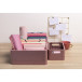 Opvouwbare doos Smar-t CaseMINI  Oud roze/ St.