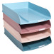 Exacompta Pack of 4 Letter Trays COMBO Styli Skandi/ Pc.