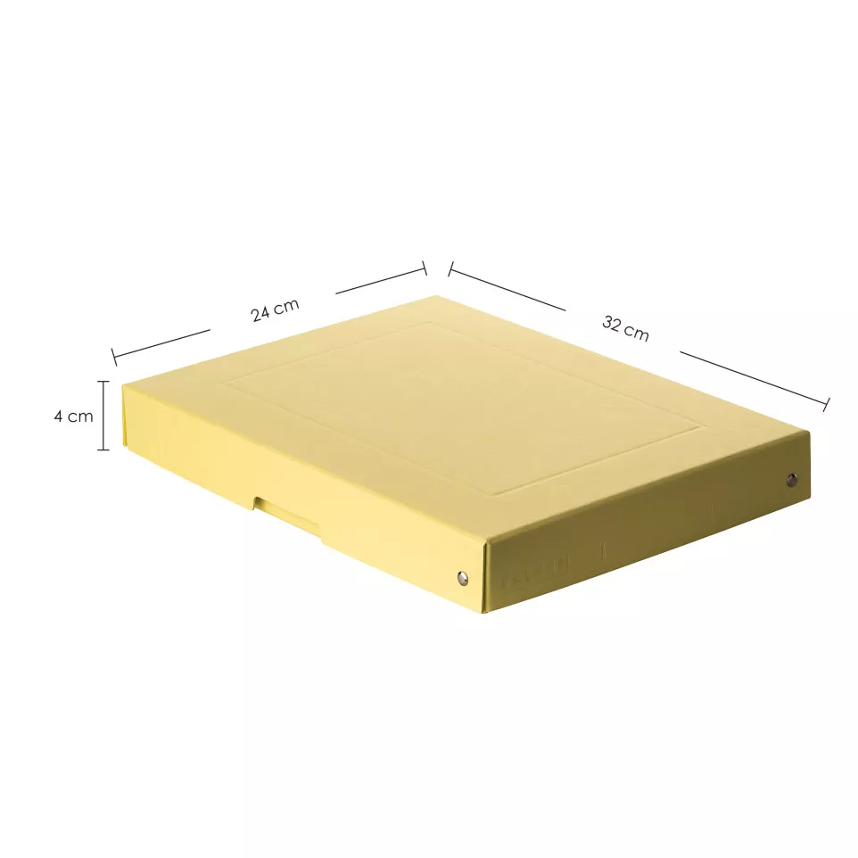 PureBox Pastell A4 geel 40mm-/ St.
