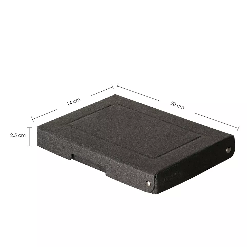 PureBox Black 190x130 25mm-/ St.